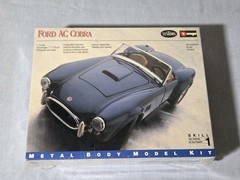 Vintage 1/24 TESTORS BURAGO FORD AC COBRA METAL BODY No. 164 FACTORY SEALED 1992