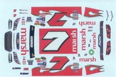 Winscals #7 Marsh 2015 Nascar decal Josh Bowman