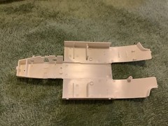 1/20 scale model parts Brabham BT50 BMW Turbo Chassis No Box