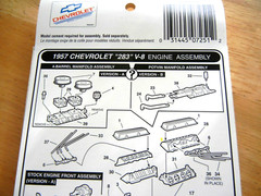 1957 CHEVY 283 V-8 ENGINE & TRANNY KIT 1:25 REVELL NO LONGER MADE F r e e SHIPP