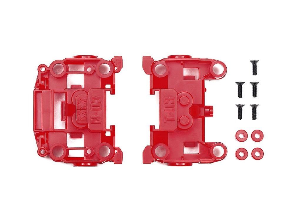 Tamiya MINI 4WD Upgrade Parts BUMPERLESS N-03/T-03 UNITS (RED) 95696