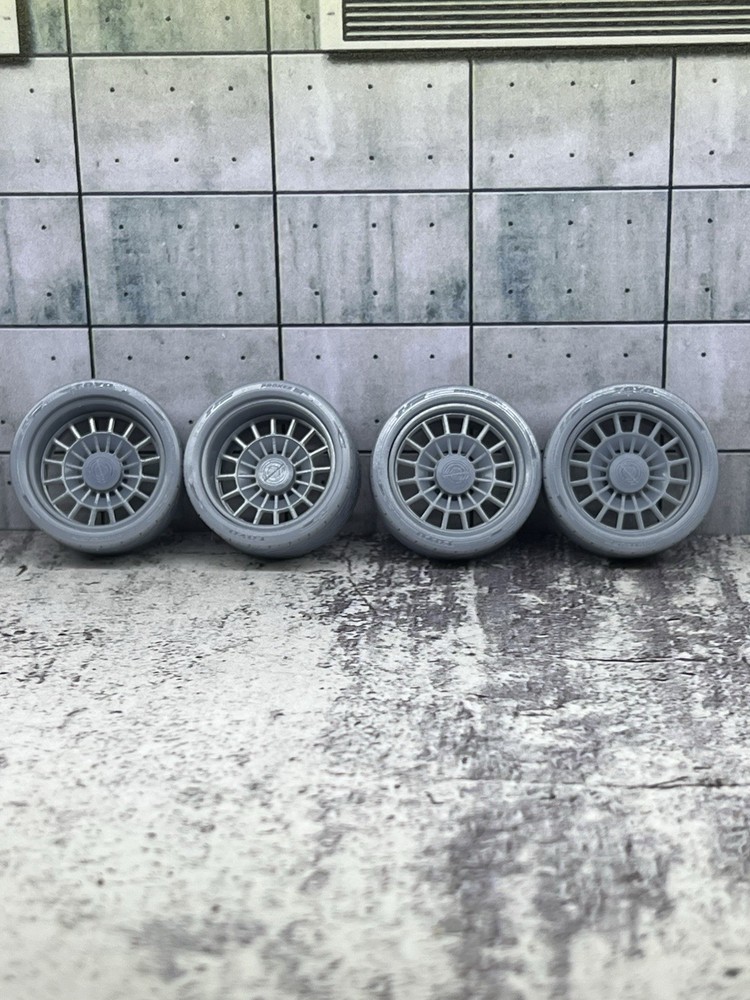 1/24 Scale Artillery Chevy Style Wheel Set Upgrade For Scale Modeling