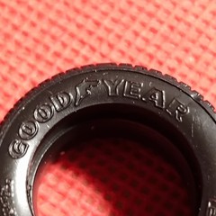 Goodyear ZR40 Tires 1934 Ford Pickup 1:25 Scale Model Car Part Lindberg