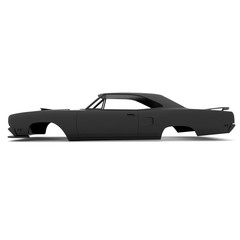 1/25 Scale Resin 1970 Custom Plymouth Road Runner Body 3D Printed