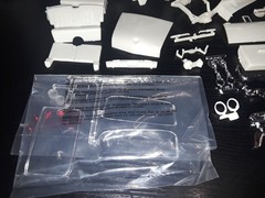 1/25 scale Model car parts AMT 56 ford Victoria Body Chassis Interior