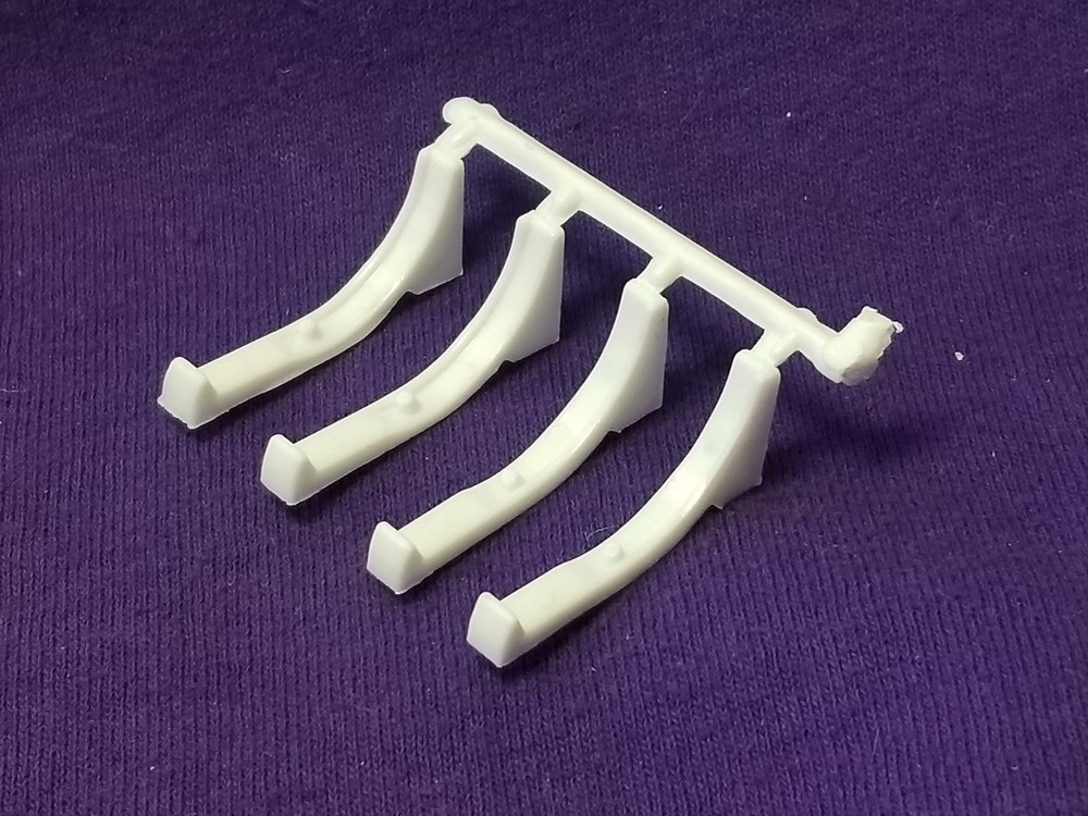 Kenworth W-925 FUEL TANK MOUNTS from AMT 1:25 Model Kit
