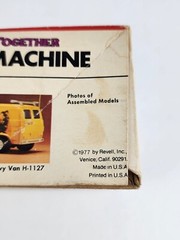 Empty Box for Vintage Revell LA Street Machine Snap-together Model Kit