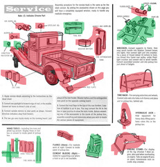 AMT 1934 Ford Pickup Truck 1/25 Open Incomplete Trophy Series Kit