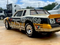 AMAZING Vintage 80s Ertl AMT 1:16 LAKE SPEED #75 PONTIAC Grand Prix NATIONWISE