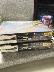 AMD MIRAGE III R- 1/100 Scale Heller Kit#N 002 SIB