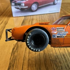 Built Model Car, 1967 Chevy Camaro Vintage Style short track Race Car, 1/25