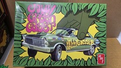1965 Ford Galaxie GREEN HEADLIGHT LENSES & COVERS 1:25 AMT NEW Model PARTS
