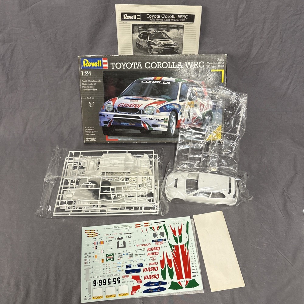 Revell Toyota Corolla WRC Rally Monte-Carlo Winner 1998 1:24 Scale Kit 07362