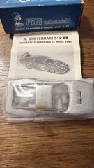 Ferrari 512 BB BELLANCAUTO Metal Kit 1/43 FDS Automodelli 1981