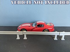 1/24 1/25 Scale Guardrail kits -Safety Barriers for model car diorama (set of 3)