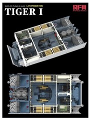 RYEFIELD MODEL RM-5080 1/35 Sd.Kfz.181 Tiger I Late Production w/ Full Interior