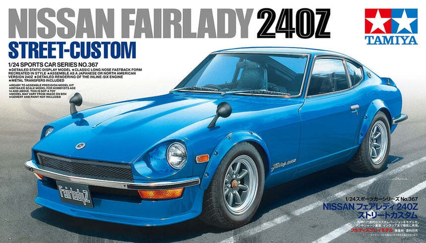 Tamiya 24367 Nissan Fairlady 240Z Street Custom 1/24 Model Kit – US