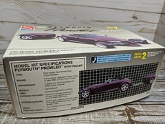 AMT ERTL Plymouth Prowler with trailer 1:25 Scale Model Kit# 8588