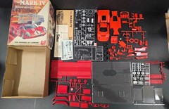 MPC FORD MARK IV & TRAILER VAN THE WINNER AT LEMANS 1/25 T19