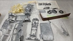 Vintage Hubley Metal Model Kit Model A Station Wagon No. 4858 1975