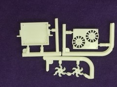 2021 Dodge Charger HELLCAT RADIATOR , FANS , SHROUD from 1:25 AMT Model Kit