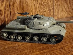 Vintage JS III Stalin Heavy Tank, Berlin WWII 1945, Hand Painted in the USA