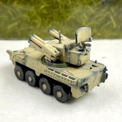 Tank World Mobile War 1/144 Stryker Wheeled Armored Vehicle Finished Model