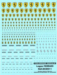 Colorado Decal each size 1/18, 1/32, 1/24, 1/43 ferrari emblem decal JP 11738