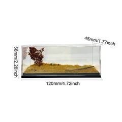 Model Car Display Case 1:64 Photo Prop Showcase Organizer Miniature Scene