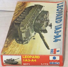 ESCI #8071 Leopard 1A3-A4 1:72 Scale Open Box – NOS