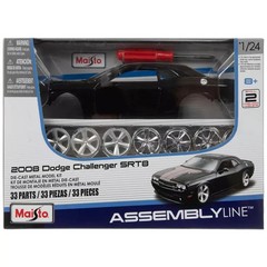 Maisto Assembly Line 2008 Dodge Challenger SRT8 Scale Die-Cast Model Car Kit