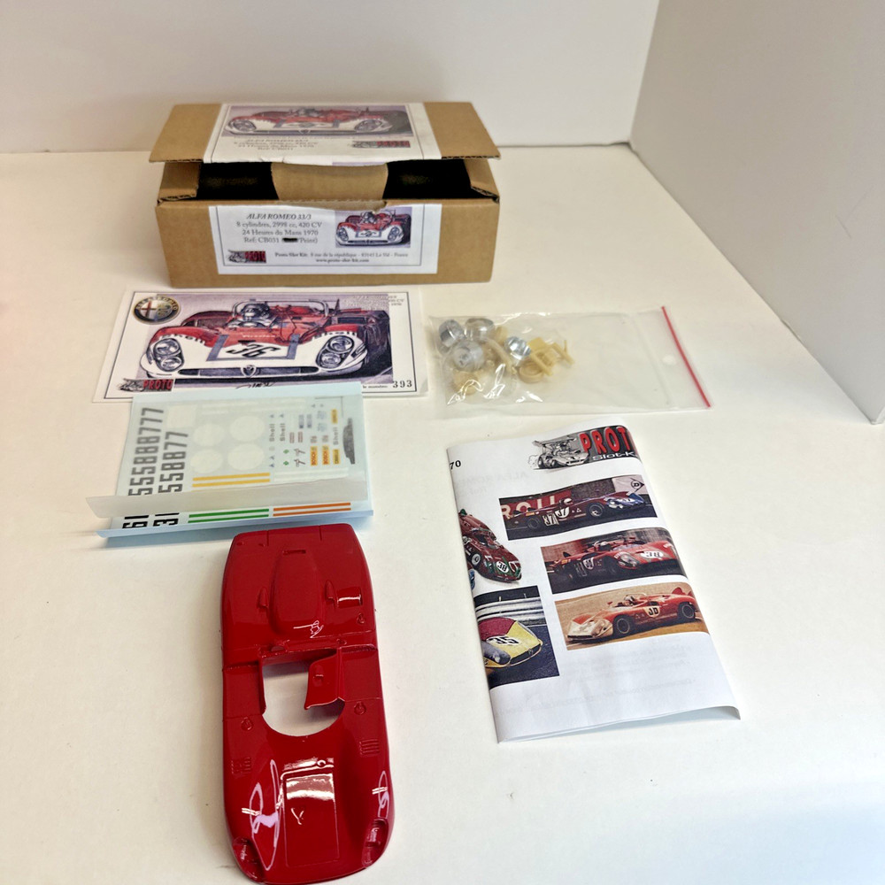 Proto Slot – Slot car body kit CB031 Alfa Romeo 33/3 24 Hours Le Mans 1970