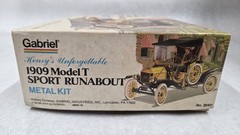 1909 FORD MODEL SPORT RUNABOUT METAL MODEL KIT – GABRIEL – 1/20