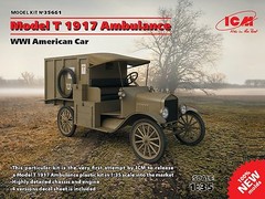 ICM 35661 – 1/35 American Car T 1917 Ambulance, WWI, plastic model kit scale