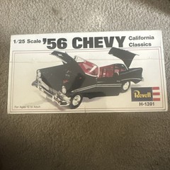 Vintage REVELL ’56 CHEVY CALIFORNIA CLASSICS NEW OLD STOCK FACTORY SEALED 1978