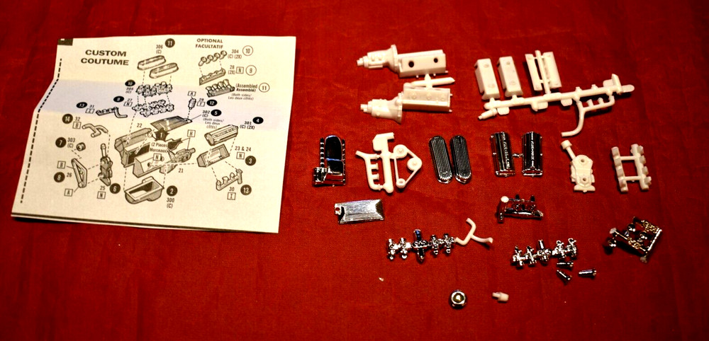 AMT 50’s Mopar Desoto Firedome V8 Hotrod Engine 1/25
