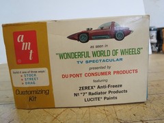 VINTAGE AMT SILHOUETTE “WORLD OF WHEELS” 3n1 MODEL KIT 1/25 DUPONT