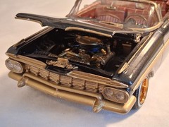 1959 Chevrolet Impala Convertible. Monogram 1/24 scale done ready for display!
