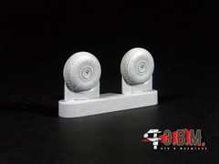 Resin Wheels Landing Gear for scale model Mil Mi 24 Hind 1:35