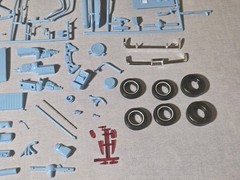RARE ORG 1/25 AMT ’59 EL CAMINO CUSTOMIZING KIT STEERABLE WHEELS COMPLETE 60s