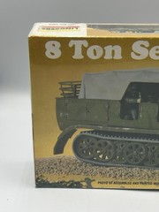 LINDBERG GERMAN WWII 8 TON SEMI TRACK SD KFZ7 MILITARY MODEL KIT NEW-SEALED 1/40