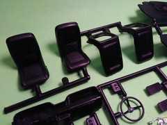 1967 mustang gt 350 1/25 caroll shelby bucket seats dash door panels interior