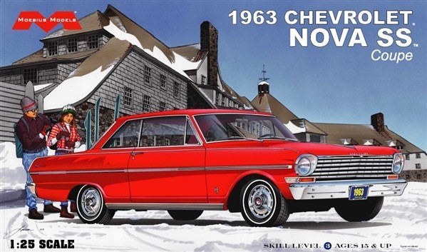 Moebius 2319 1963 Chevrolet Nova SS 1/25 model kit