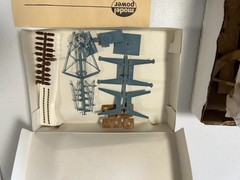 Vintage Lot of Model Kit Airplane Crane Balsa Parts of all kinds Used & Unuse