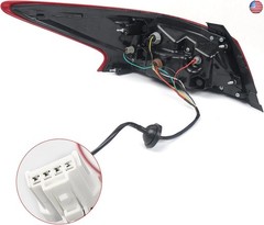 Huray Right Outer Tail Light Fit for Nissan Altima 2016-2018 RH Taillight Tail