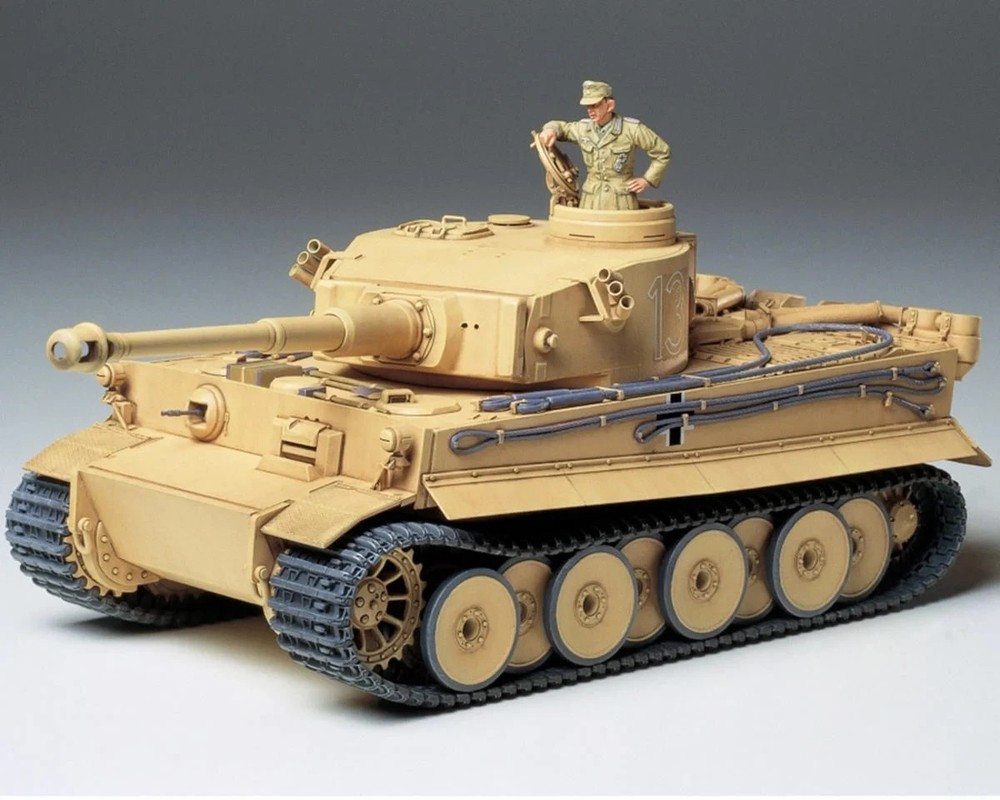 Tamiya 1/35 German Tiger I Initial Prod. Tank Plastic Model Kit TAM35227