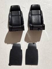 Model Car Parts – MPC Pontiac Fiero Seats & Seat Backs ONLY 1/25 kitbash junk