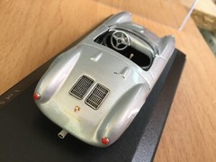 1/43 MINICHAMPS PORSCHE 550 , spider, silver, 1973, mint ++!