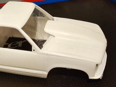 LEX’S SCALE MODELING Resin Bubble Hood for ’92, ’96 & 454 SS Chevy P/U AMT 1/25.
