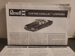 Revell Custom Cadillac Lowrider #4438 (Instructions Only) No Kit/ Parts